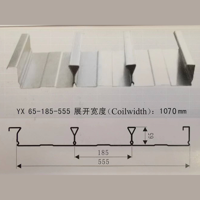 GONGZE Floor decks 2 Galvanized floor support plate, pressed corrugated plate, steel structure layer plate
