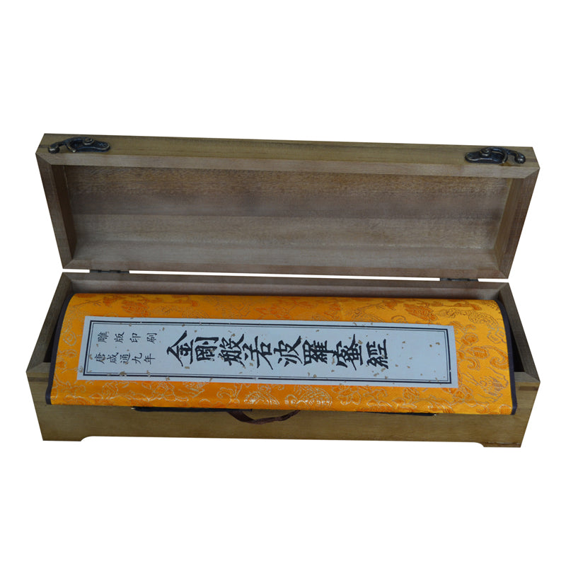 WENJINGE Scrolls, Scripture Folding Books Normal boundary source and flow chart mounting