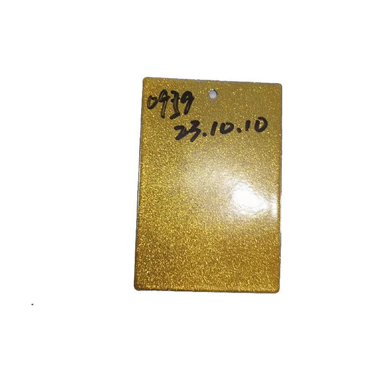 HUACAI Golden Plastic Powder Thermosetting internal and external polishing plastic powder Epoxy polyester plastic powder