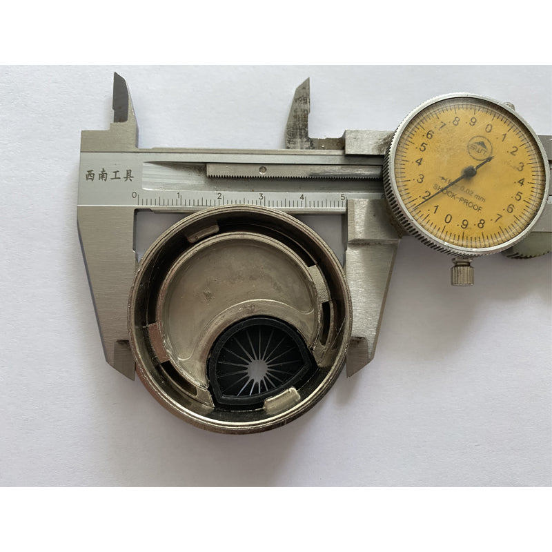 RUICHENG Round zinc alloy wire box XHJXH-1204-1 Aluminum wire box, computer desk wire hole cover, multi-functional threading box