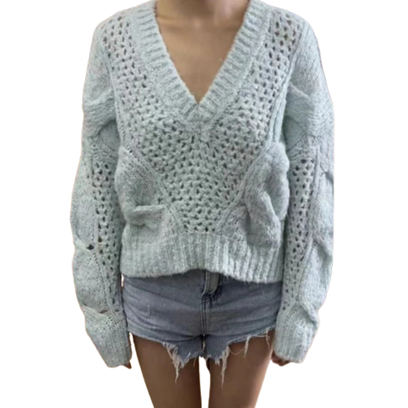 QIANFANG Hand hook sweater