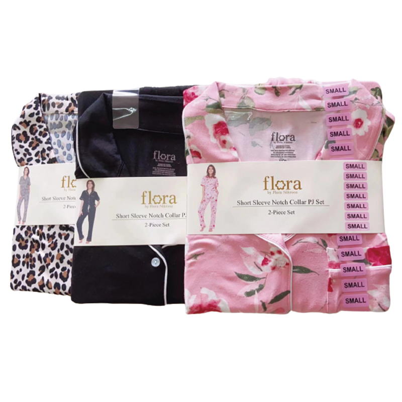 MINGLIU Pajama set Cotton women's pajama set, home clothing set, short sleeved pajama set