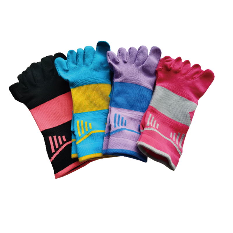 XINHE Nylon men's sports pressure 5 finger socks Nylon women's sports pressure 5 finger socks
