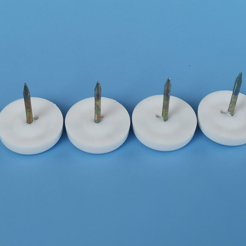 GUOXINGDA Chair leg nails Furniture plastic foot nails, thickened, moisture-proof, non slip, white titrated, nylon raised foot nails