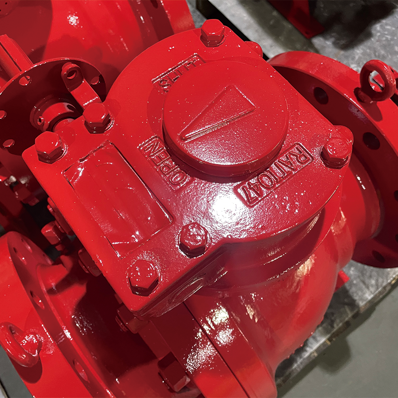 YONGYUAN Carbon steel fixed flange ball valve 2''-12'' 150# 300# 600# Turbo Ball Valve Fireproof Antistatic Ball Valve