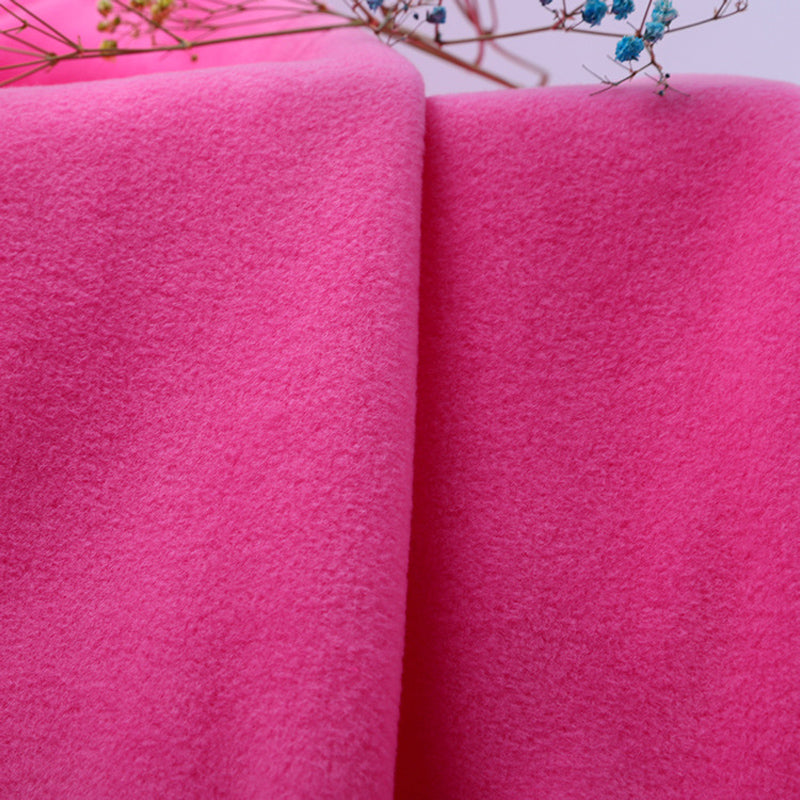 FENGRAN polyester shaker fleece Doll plush fabric Winter warm fabric