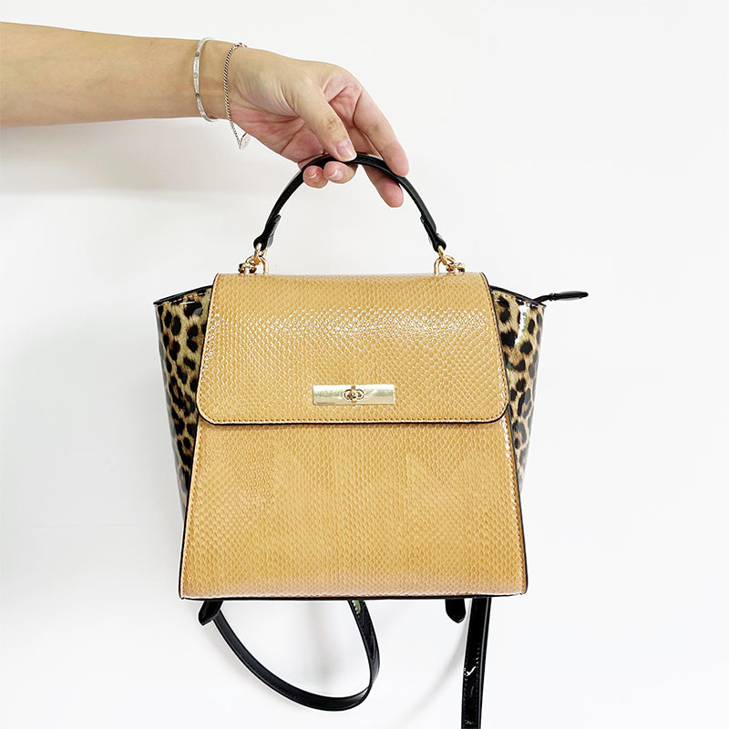 RUIWEI Leopard print handbag 43309 Handbag diagonal cross bag backpack