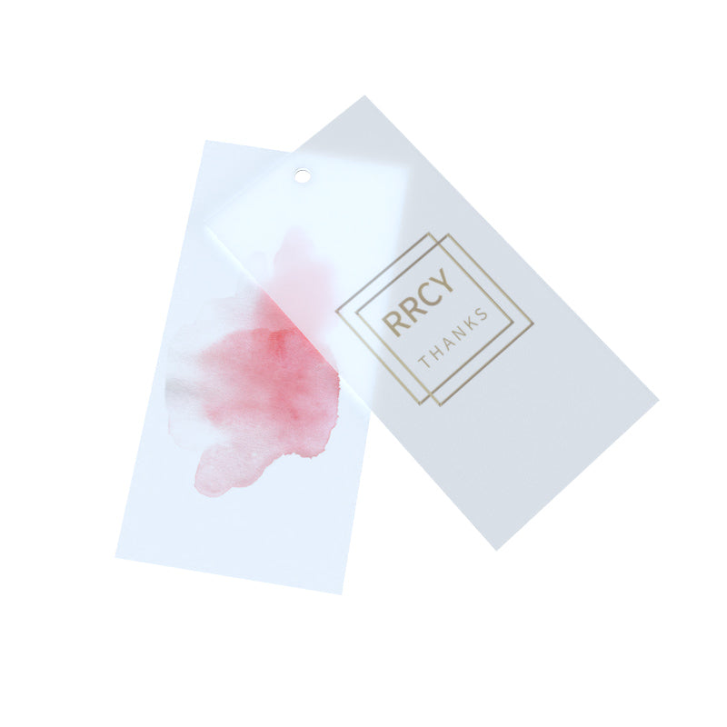 RANRAN Sulfate paper hangtag Premium light luxury tag gift box tag
