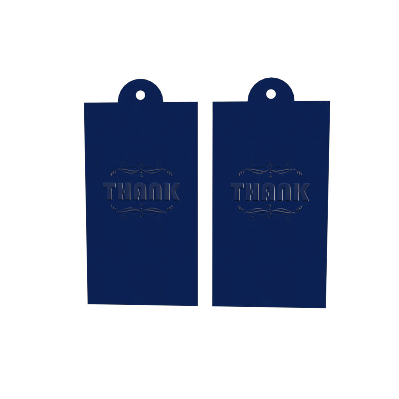RANRAN Specialty paper embossed hangtag Packaging decorative card high appearance level small fresh