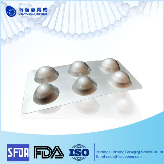 HUIDECHENG  Polyamide/aluminum/PVC cold stamped solid pharmaceutical composite hard sheet (blank)