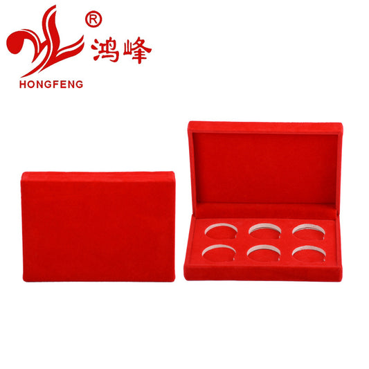 HONGFENGSULIAO Specifications and sizes complete wooden box paper wrapped medal box leather badge box velvet medal box gift box can be processed