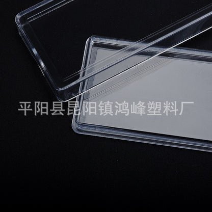 HONGFENGSULIAO HF123 Plastic Transparent Box Rectangle Award Box Medal Sling Box Gift Packaging LOGO Plastic Boxes