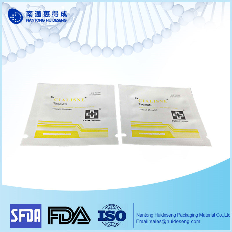 HUIDECHENG Polyester/aluminum/polyethylene pharmaceutical composite film, bag