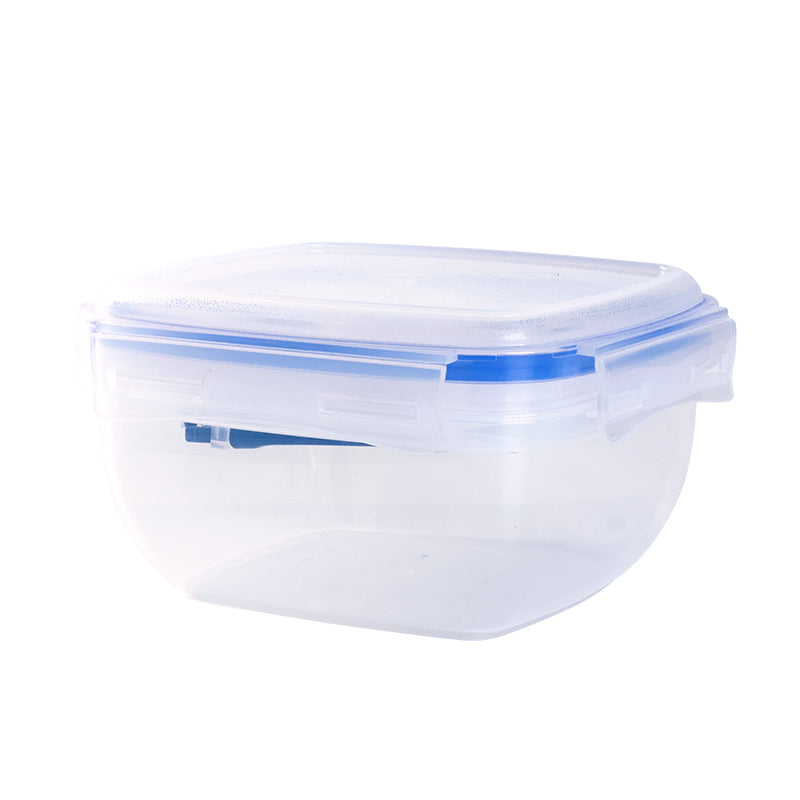 XIANGGUANG Western-style lunch box, lunch box, food grade PP with forked spoon, microwaveable transparent bento box