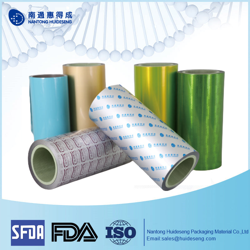 HUIDECHENG Polyamide/aluminum/PVC cold stamping solid pharmaceutical composite hard sheet (printing)