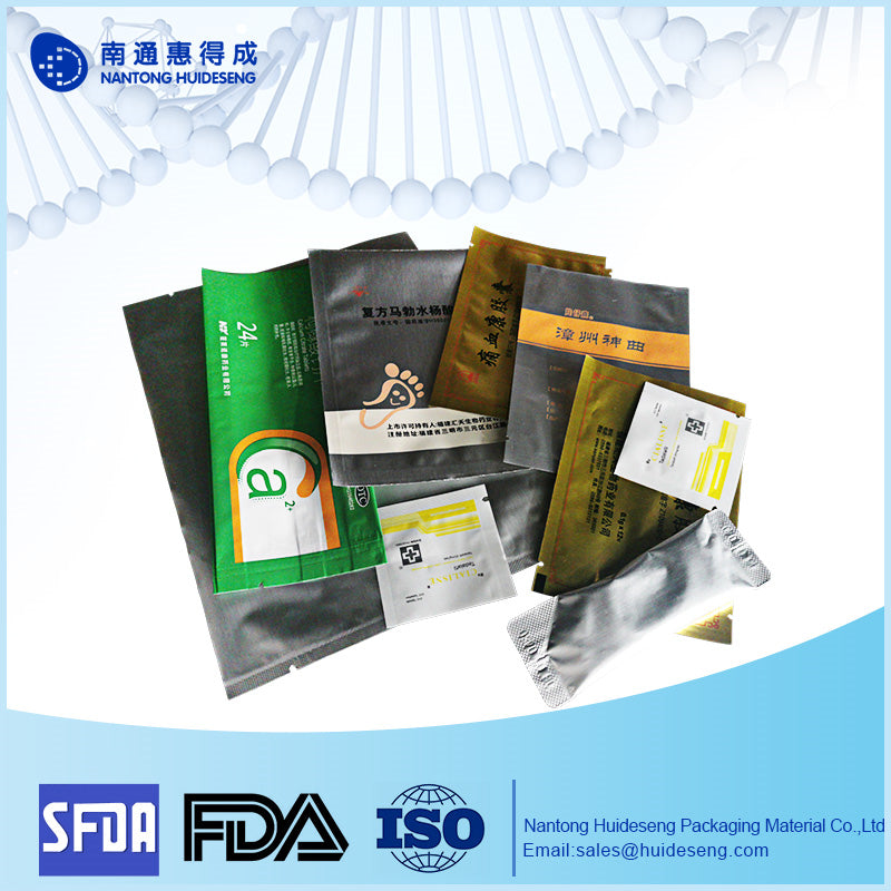 HUIDECHENG Polyester/aluminum/polyethylene pharmaceutical composite film, bag