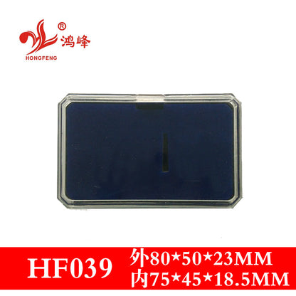 HONGFENGSULIAO Factory supply large tie clip box chest buckle box plastic gift packaging box acrylic box can be customized LOGO