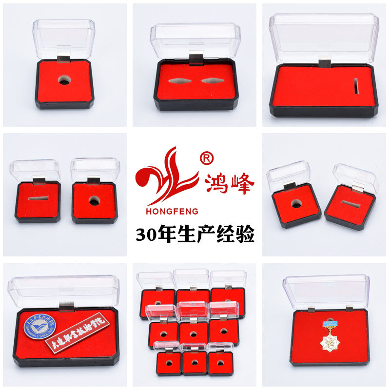 HONGFENGSULIAO Coin Box Plastic Flip Coin Box ps Packaging Box Collector Box Transparent Coin Box Jewelry Boxes