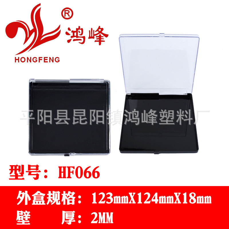 HONGFENGSULIAO Coin Box Plastic Flip Coin Box ps Packaging Box Collector Box Transparent Coin Box Jewelry Boxes