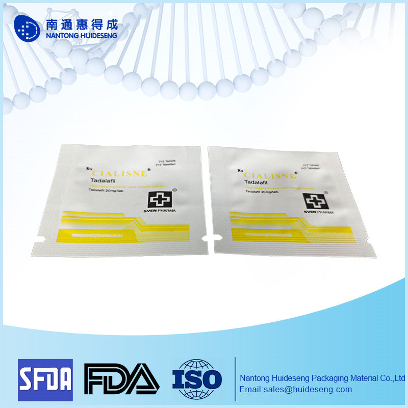 HUIDECHENG Polyester/aluminum/polyethylene pharmaceutical composite film, bag