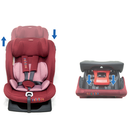 RUIRONG R202 0-7 years old child car seat 52*47*62