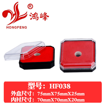 HONGFENGSULIAO Coin Box Plastic Flip Coin Box ps Packaging Box Collector Box Transparent Coin Box Jewelry Boxes