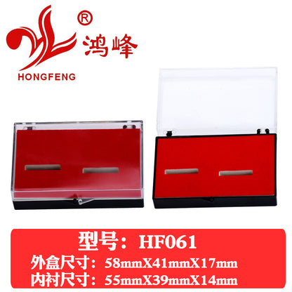 HONGFENGSULIAO Coin Box Plastic Flip Coin Box ps Packaging Box Collector Box Transparent Coin Box Jewelry Boxes