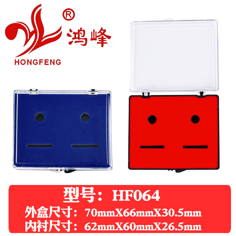 HONGFENGSULIAO Coin Box Plastic Flip Coin Box ps Packaging Box Collector Box Transparent Coin Box Jewelry Boxes