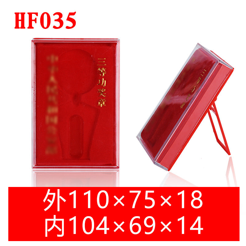 HONGFENGSULIAO Coin Box Plastic Flip Coin Box ps Packaging Box Collector Box Transparent Coin Box Jewelry Boxes