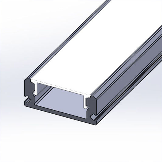 GUANGJUN 1707	17*07  LED embedded light slot aluminum alloy linear light U-shaped exposed installation card slot lines, etc