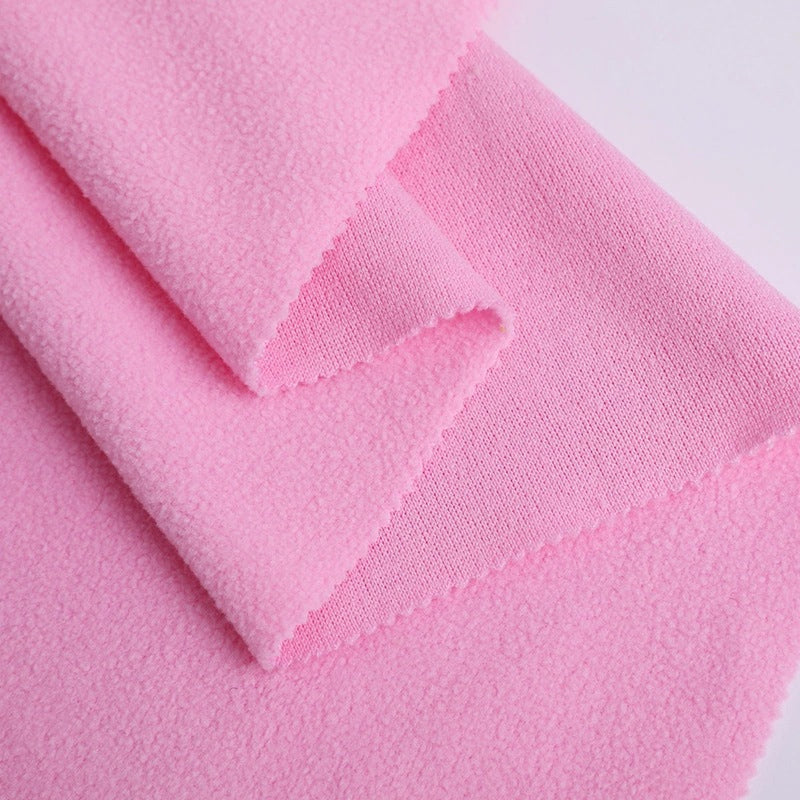 FENGRAN polyester shaker fleece   Doll plush fabric Winter warm fabric