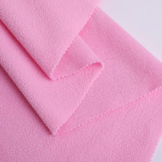 FENGRAN polyester shaker fleece   Doll plush fabric Winter warm fabric