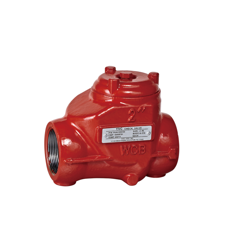 YONGYUAN Swing threaded check valve 1''-4'' Soft seal gate valve Check valve