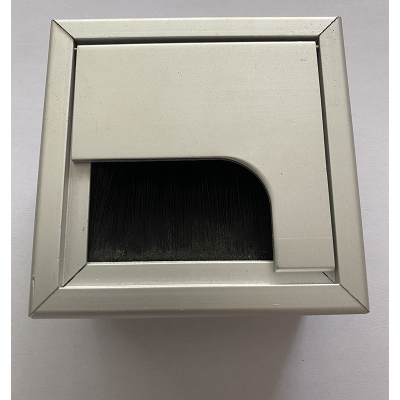 RUICHENG Aluminum wire box LXH-1227   Computer desk cable hole cover Office string hole cover Multifunctional threading box