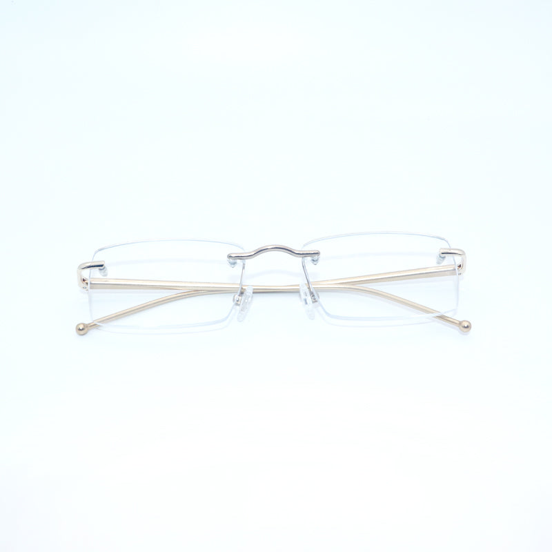 HONGSHENG Presbyopia anti-blue light men's new stylish rimless design ultra-light 2312  Fashion HD