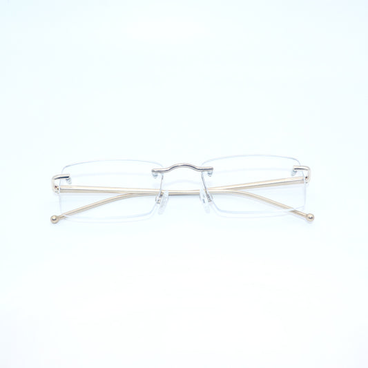 HONGSHENG Presbyopia anti-blue light men's new stylish rimless design ultra-light 2312  Fashion HD