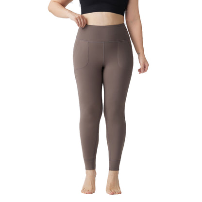 JUHUI Korean Solid Color Plus Size Yoga Pants  Sports high-waisted fitness pants sports quick drying breathable