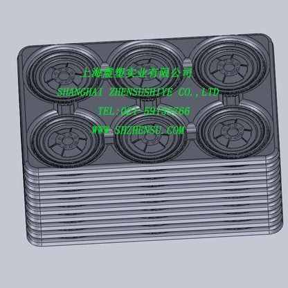 ZHENSU Thick sheet blister packaging trays 1   Customized blister box lining, transparent blister tray, PRT box, customized blister packaging box