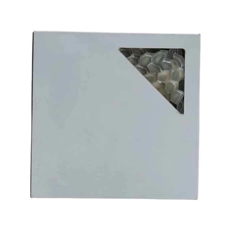 YIJING Double-sided color steel aluminum honeycomb blind plate  Pure aluminum honeycomb large panel ceiling, fireproof and waterproof color steel plate