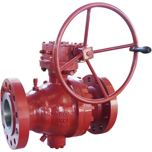 YONGYUAN Carbon steel fixed flange ball valve 2''-12'' 150# 300# 600#  Turbo Ball Valve Fireproof Antistatic Ball Valve