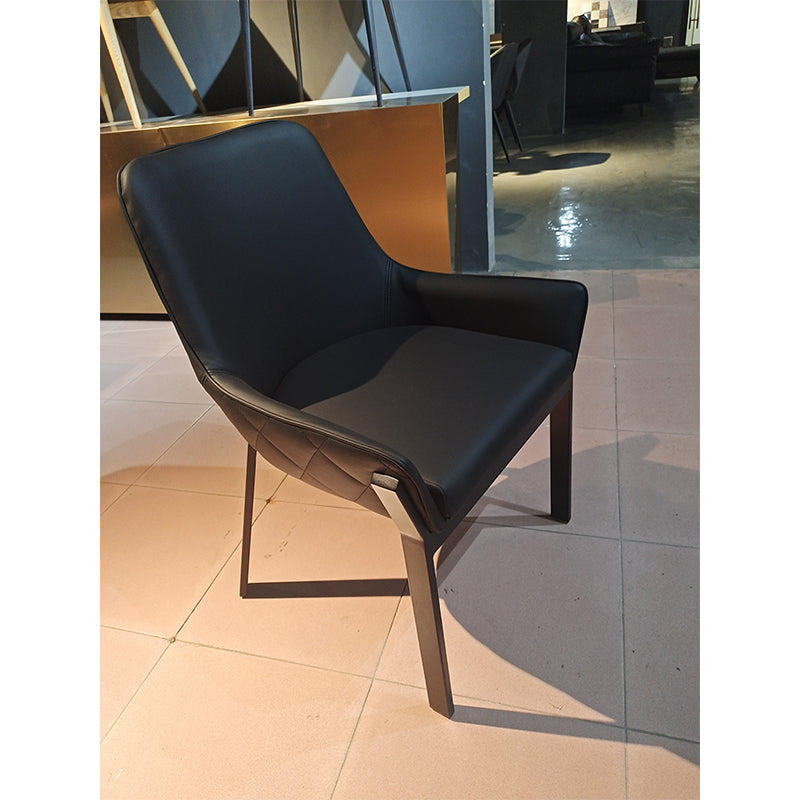 DINGCHUANG Dining chair TC-5130/size: 600*550*820  Minimalist comfortable leather art chair