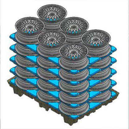 ZHENSU Automotive wheel  hub packaging tray