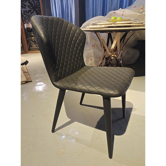 DINGCHUANG Dining chair TC-5124/size: 580*560*860 Minimalist comfortable leather art chair