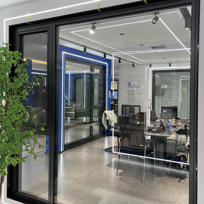 ZHONGPEI Aluminum alloy system window 90 series double inward-opening  Broken bridge aluminum doors and windows, soundproof glass windows, balcony rooms, sealed windows