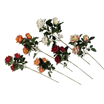 TIANMEIHUAYI #19065/A Single 3-head Scroll Roses