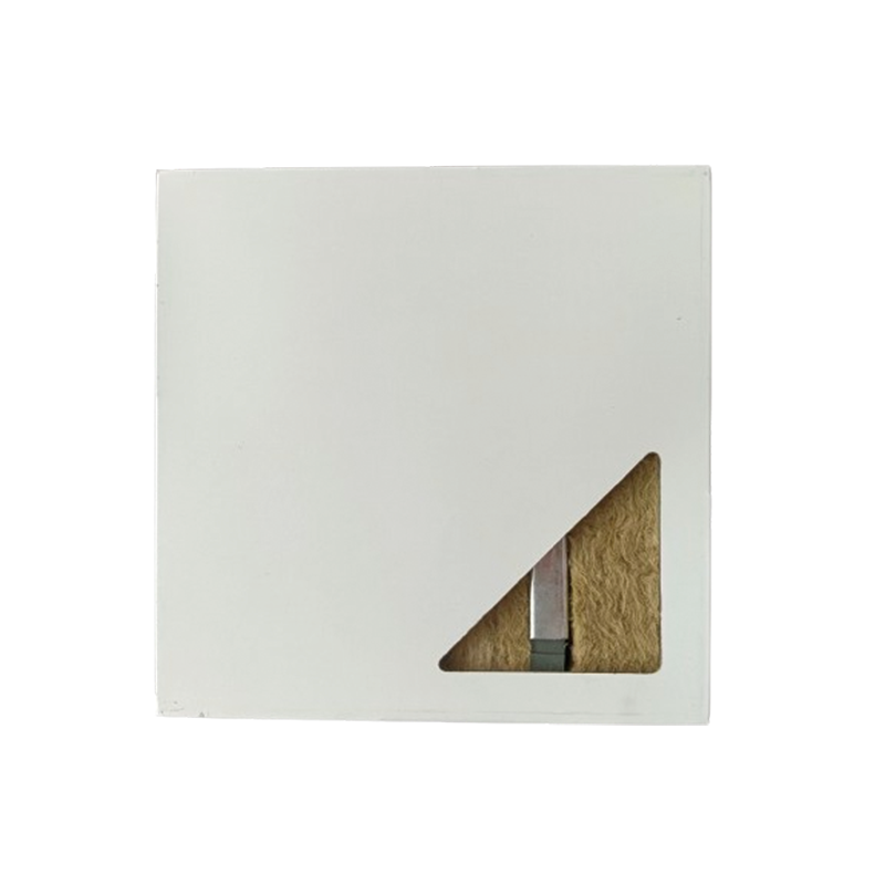 YIJING Single-layer glass magnesium rock wool color steel plate   Magnesium sulfur color steel composite sandwich panel
