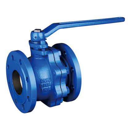 YONGYUAN Din-pn16 German Standard Cast Iron Floating Flanged Ball Valve 1/2''-12''  High temperature ball valve Corrosion-resistant flange butterfly valve