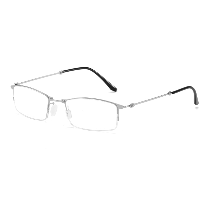 HONGSHENG Presbyopia new folding anti-blue light men and women with the same half frame ultra-light portable 2307  复古