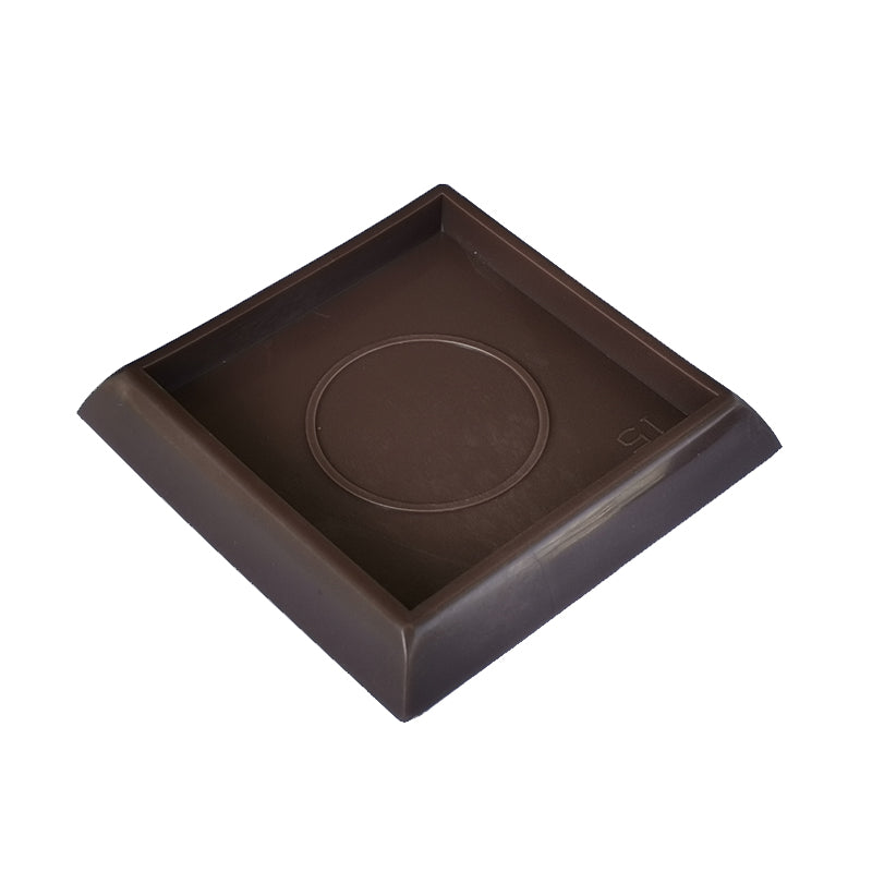 GUOXINGDA Coffee-colored round chair footrest Coffee square chair footrest