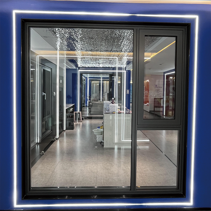 ZHONGPEI Aluminum alloy system window 110 double inward opening series Broken bridge aluminum doors and windows, soundproof glass windows, balcony rooms, sealed windows